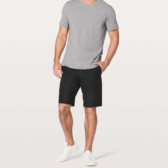 Lululemon Commission Short Relaxed Warpstreme 11" Black 34 - Picture 1 of 9